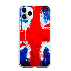 Чехол для iPhone 11 Pro матовый с принтом Англия в Петрозаводске, Силикон |  | англия | краска | модные | популярные | прикольные | стена | флаг