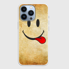 Чехол для iPhone 13 Pro с принтом Мы на позитиве (R) в Петрозаводске,  |  | парная | позитив | рожица | смайл | улыбка | язык