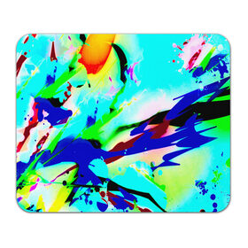 Коврик прямоугольный с принтом Цветные краски в Петрозаводске, натуральный каучук | размер 230 х 185 мм; запечатка лицевой стороны | Тематика изображения на принте: абстракция красок | гранж | краска | разводы | текстуры | цветные