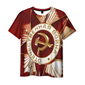 Мужская футболка 3D с принтом 9 мая 24 в Петрозаводске, 100% полиэфир | прямой крой, круглый вырез горловины, длина до линии бедер | великая отечественная | ветераны | война | день победы | память | победа | россия | ссср