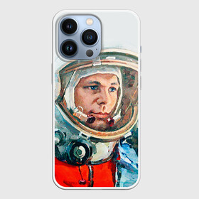 Чехол для iPhone 13 Pro с принтом Гагарин в Петрозаводске,  |  | space | гагарин | космос | россия