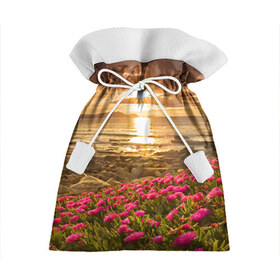 Подарочный 3D мешок с принтом Полевые цветы 9 в Петрозаводске, 100% полиэстер | Размер: 29*39 см | Тематика изображения на принте: поле | полевые цветы | цветы