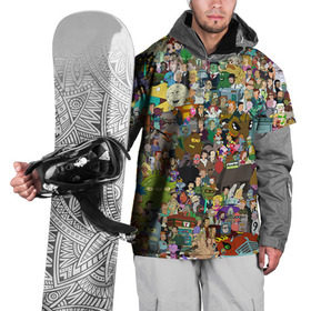 Накидка на куртку 3D с принтом Futurama в Петрозаводске, 100% полиэстер |  | bender | fry | futurama | mult | бендер | бэндер | лила | мульт | мультсериал | мульфильмы | фрай | футутрама