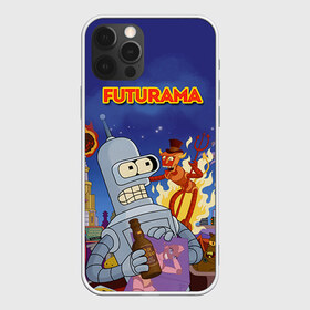 Чехол для iPhone 12 Pro Max с принтом Futurama в Петрозаводске, Силикон |  | bender | fry | futurama | mult | бендер | бэндер | лила | мульт | мультсериал | мульфильмы | фрай | футутрама