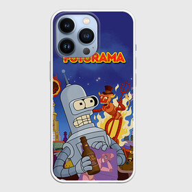 Чехол для iPhone 13 Pro с принтом Futurama в Петрозаводске,  |  | bender | fry | futurama | mult | бендер | бэндер | лила | мульт | мультсериал | мульфильмы | фрай | футутрама