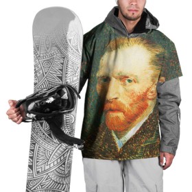 Накидка на куртку 3D с принтом Ван Гог в Петрозаводске, 100% полиэстер |  | Тематика изображения на принте: ван гог | винсент | портрет