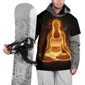 Накидка на куртку 3D с принтом Пламенная медитация в Петрозаводске, 100% полиэстер |  | Тематика изображения на принте: аштанга | здоровье | зож | йога | кундалини | лотос | медитация | огонь | пламя | силуэт | спорт | страсть | тонус