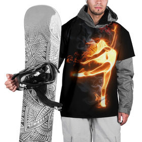 Накидка на куртку 3D с принтом Фитнес в Петрозаводске, 100% полиэстер |  | Тематика изображения на принте: грация | здоровье | зож | огонь | пламя | силуэт | спорт | страсть | танец | тонус | фитнес