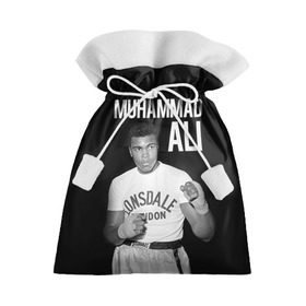 Подарочный 3D мешок с принтом Muhammad Ali в Петрозаводске, 100% полиэстер | Размер: 29*39 см | Тематика изображения на принте: ali | boxing | muhammad ali |   |  muhammad |  бокс | али | боксер | мухамад. мухаммад | мухаммед | мухаммед али