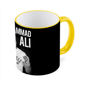 Кружка 3D с принтом Muhammad Ali в Петрозаводске, керамика | ёмкость 330 мл | ali | boxing | muhammad ali |   |  muhammad |  бокс | али | боксер | мухамад. мухаммад | мухаммед | мухаммед али