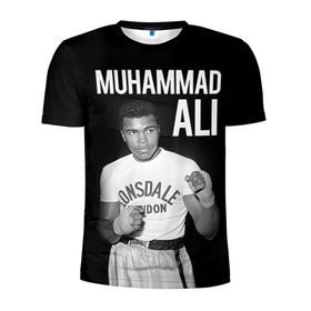 Мужская футболка 3D спортивная с принтом Muhammad Ali в Петрозаводске, 100% полиэстер с улучшенными характеристиками | приталенный силуэт, круглая горловина, широкие плечи, сужается к линии бедра | Тематика изображения на принте: ali | boxing | muhammad ali |   |  muhammad |  бокс | али | боксер | мухамад. мухаммад | мухаммед | мухаммед али