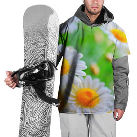 Накидка на куртку 3D с принтом Ромашки в Петрозаводске, 100% полиэстер |  | Тематика изображения на принте: фото | цветы