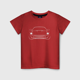 Детская футболка хлопок с принтом Porsche в Петрозаводске, 100% хлопок | круглый вырез горловины, полуприлегающий силуэт, длина до линии бедер | porsche | порше
