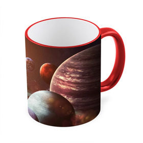 Кружка 3D с принтом Планеты солнечной системы в Петрозаводске, керамика | ёмкость 330 мл | венера | звезды | земля | космос | марс | меркурий | сатурн | солнце | уран | юпитер