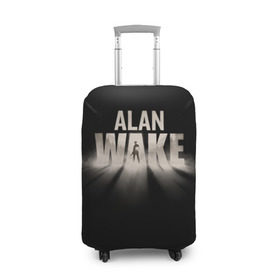 Чехол для чемодана 3D с принтом Alan Wake в Петрозаводске, 86% полиэфир, 14% спандекс | двустороннее нанесение принта, прорези для ручек и колес | alan | wake | алан уэйк | игра