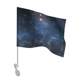 Флаг для автомобиля с принтом Космос в Петрозаводске, 100% полиэстер | Размер: 30*21 см | бездна | вселенная | галактика | звёзды | камета | космос | мгла | метеориты | метеоры | млечный путь | орбита | планеты | солнечная система