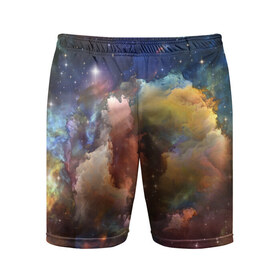 Мужские шорты 3D спортивные с принтом Вселенная в Петрозаводске,  |  | вселенная | галактика | звёзды | камета | космос | метеориты | метеоры | млечный путь | орбита | планеты | солнечная система