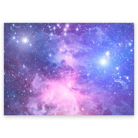 Поздравительная открытка с принтом Галактика в Петрозаводске, 100% бумага | плотность бумаги 280 г/м2, матовая, на обратной стороне линовка и место для марки
 | вселенная | галактика | звёзды | камета | космос | метеориты | метеоры | млечный путь | орбита | планеты | солнечная система