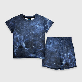 Детский костюм с шортами 3D с принтом Безмолвный космос в Петрозаводске,  |  | вселенная | галактика | звёзды | камета | космос | метеориты | метеоры | млечный путь | орбита | планеты | солнечная система
