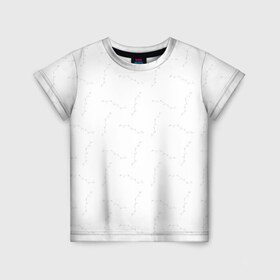 Детская футболка 3D с принтом Узоры в Петрозаводске, 100% гипоаллергенный полиэфир | прямой крой, круглый вырез горловины, длина до линии бедер, чуть спущенное плечо, ткань немного тянется | art | drawing | print | spring | графика | нежная | стильная