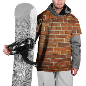 Накидка на куртку 3D с принтом Кирпичи в Петрозаводске, 100% полиэстер |  | бетон | камень | кирпич | мощь | стена | строительство | стройка | цемент