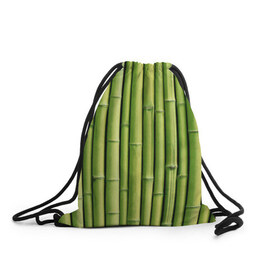 Рюкзак-мешок 3D с принтом Бамбук в Петрозаводске, 100% полиэстер | плотность ткани — 200 г/м2, размер — 35 х 45 см; лямки — толстые шнурки, застежка на шнуровке, без карманов и подкладки | бамбук | дерево | джунгли | кустарник | надёжность | прочность | стена