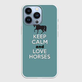 Чехол для iPhone 13 Pro с принтом KCaLH в Петрозаводске,  |  | кони | лошади