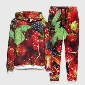 Мужской костюм 3D (с толстовкой) с принтом Любимые ягоды в Петрозаводске,  |  | вкусно | голубика | дача | деревня | ежевика | зелень | клубника | малина | огород | полезно | сад | смородина | сок | фрукты | черника | шиповник | ягоды