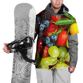 Накидка на куртку 3D с принтом Вкусные ягоды в Петрозаводске, 100% полиэстер |  | Тематика изображения на принте: виноград | вкусно | голубика | дача | деревня | ежевика | клубника | малина | огород | полезно | рябина | сад | смородина | сок | фрукты | черника | ягоды