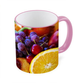Кружка 3D с принтом Спелые фрукты в Петрозаводске, керамика | ёмкость 330 мл | Тематика изображения на принте: абрикос | алыча | апельсин | бодрость | веган | виноград | витамины | груша | диета | еда | здоровье | лайм | лимон | молодость | нектар | овощи | персик | питание | польза | сок | фрукты | яблоко | ягоды