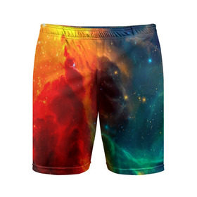 Мужские шорты 3D спортивные с принтом Atlantis nebula в Петрозаводске,  |  | вселенная | звезды | космос