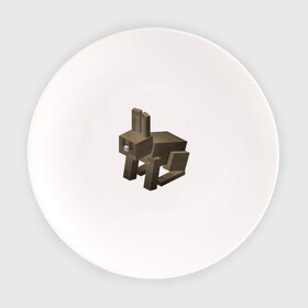 Тарелка с принтом Заяц в Петрозаводске, фарфор | диаметр - 210 мм
диаметр для нанесения принта - 120 мм | game | minecraft | игры | маинкрафт | майн | майнкравт | майнкрафт