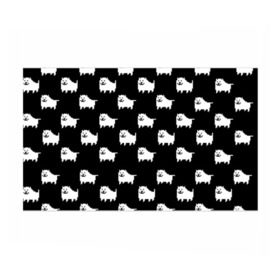 Бумага для упаковки 3D с принтом Undertale Annoying dog в Петрозаводске, пластик и полированная сталь | круглая форма, металлическое крепление в виде кольца | Тематика изображения на принте: 8 bit | annoying dog | black | dog | pixel art | undertale
