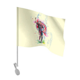 Флаг для автомобиля с принтом Бавария в Петрозаводске, 100% полиэстер | Размер: 30*21 см | bayern | munchen | бавария | мюнхен | фк | фк бавария | футбол
