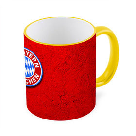 Кружка 3D с принтом Бавария лого в Петрозаводске, керамика | ёмкость 330 мл | bayern | munchen | бавария | мюнхен | фк | фк бавария | футбол