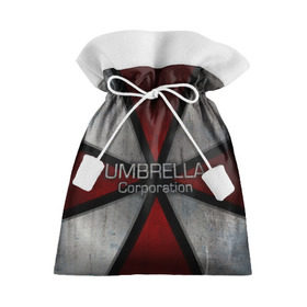 Подарочный 3D мешок с принтом Umbrella corps в Петрозаводске, 100% полиэстер | Размер: 29*39 см | Тематика изображения на принте: resident evil | вирус | зомби