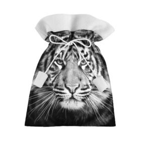 Подарочный 3D мешок с принтом Красавец тигр в Петрозаводске, 100% полиэстер | Размер: 29*39 см | джунгли | дикая кошка | животные | зверь | король | кровь | мясо | опасность | охотник | тигр | хищник | царь | цирк