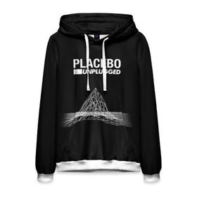 Мужская толстовка 3D с принтом Placebo в Петрозаводске, 100% полиэстер | двухслойный капюшон со шнурком для регулировки, мягкие манжеты на рукавах и по низу толстовки, спереди карман-кенгуру с мягким внутренним слоем. | placebo | брайан молко | молко | плацебо | плейсибо | плэйсибо