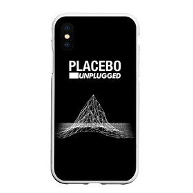 Чехол для iPhone XS Max матовый с принтом Placebo в Петрозаводске, Силикон | Область печати: задняя сторона чехла, без боковых панелей | Тематика изображения на принте: placebo | брайан молко | молко | плацебо | плейсибо | плэйсибо