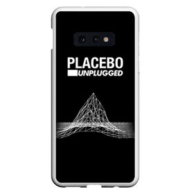Чехол для Samsung S10E с принтом Placebo в Петрозаводске, Силикон | Область печати: задняя сторона чехла, без боковых панелей | Тематика изображения на принте: placebo | брайан молко | молко | плацебо | плейсибо | плэйсибо