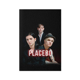 Обложка для паспорта матовая кожа с принтом Placebo группа в Петрозаводске, натуральная матовая кожа | размер 19,3 х 13,7 см; прозрачные пластиковые крепления | placebo | брайан молко | молко | плацебо | плейсибо | плэйсибо