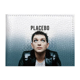 Обложка для студенческого билета с принтом Плацебо в Петрозаводске, натуральная кожа | Размер: 11*8 см; Печать на всей внешней стороне | Тематика изображения на принте: placebo | брайан молко | молко | плацебо | плейсибо | плэйсибо