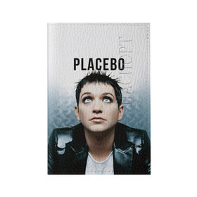 Обложка для паспорта матовая кожа с принтом Плацебо в Петрозаводске, натуральная матовая кожа | размер 19,3 х 13,7 см; прозрачные пластиковые крепления | Тематика изображения на принте: placebo | брайан молко | молко | плацебо | плейсибо | плэйсибо