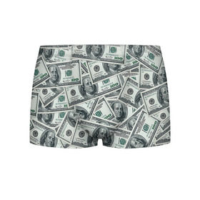 Мужские трусы 3D с принтом Банкноты в Петрозаводске, 50% хлопок, 50% полиэстер | классическая посадка, на поясе мягкая тканевая резинка | dollars | swag | бабло | банкноты | деньги | доллары | кеш | сваг | свег | свэг