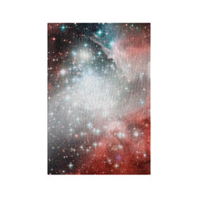 Обложка для паспорта матовая кожа с принтом Космические красоты в Петрозаводске, натуральная матовая кожа | размер 19,3 х 13,7 см; прозрачные пластиковые крепления | вселенная | галактика | звезды | планеты | туманность