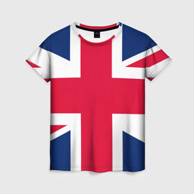 Женская футболка 3D с принтом Великобритания в Петрозаводске, 100% полиэфир ( синтетическое хлопкоподобное полотно) | прямой крой, круглый вырез горловины, длина до линии бедер | англия | британия
