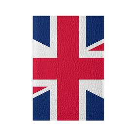 Обложка для паспорта матовая кожа с принтом Великобритания в Петрозаводске, натуральная матовая кожа | размер 19,3 х 13,7 см; прозрачные пластиковые крепления | Тематика изображения на принте: англия | британия
