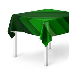 Скатерть 3D с принтом Зелёные стрелы в Петрозаводске, 100% полиэстер (ткань не мнется и не растягивается) | Размер: 150*150 см | геометрия | зеленый | полосы