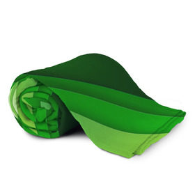 Плед 3D с принтом Зелёные стрелы в Петрозаводске, 100% полиэстер | закругленные углы, все края обработаны. Ткань не мнется и не растягивается | геометрия | зеленый | полосы