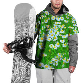 Накидка на куртку 3D с принтом Ромашки в Петрозаводске, 100% полиэстер |  | Тематика изображения на принте: поле | природа | ромашка | цветы